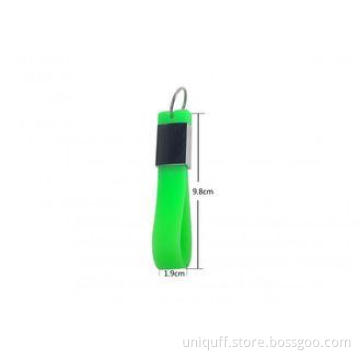 Key Chain Silicone 2.0 USB Flash Drive Bracelet , 256MB 512